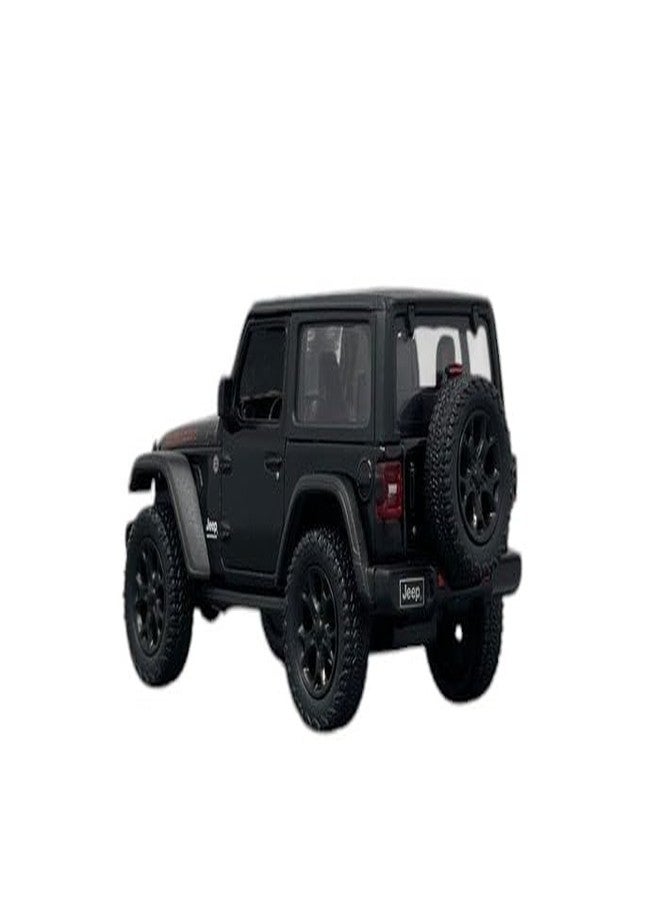 ماياترا سيارة جيب رانجلر من ماياترا كينز مارت، نموذج مصغر من المعدن المصبوب بمقياس 1:34 - سيارة دفع رباعي متينة للطرق الوعرة، قطعة قابلة للتحصيل لهواة جمع السيارات (أسود) - Image 3